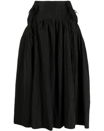 Rejina Pyo Anika Pleated Midi Skirt - Black