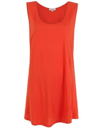 Amir Slama Sleeveless T-shirt Dress - Orange