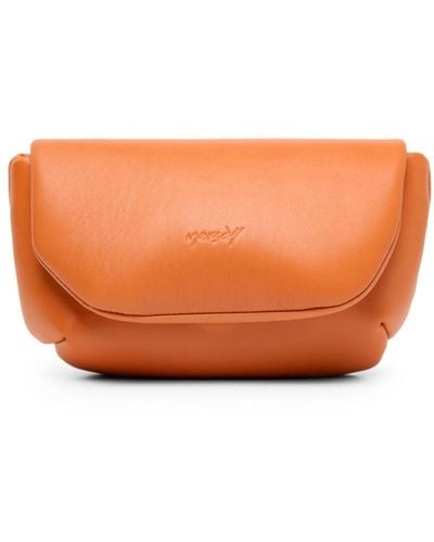 Marsèll Anonima Leather Clutch Bag - Orange