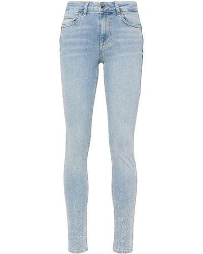 Liu Jo Skinny-cut Washed Jeans - Blue