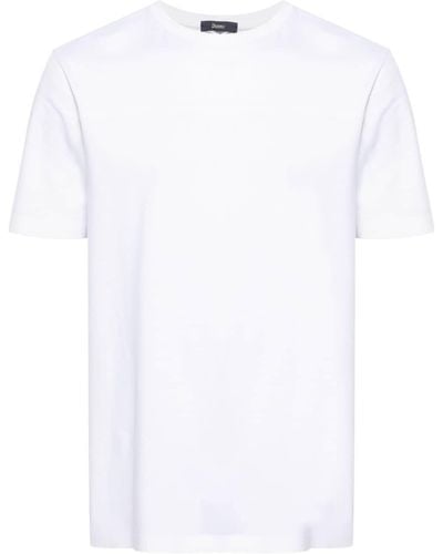 Herno T-shirt en jersey à col rond - Blanc