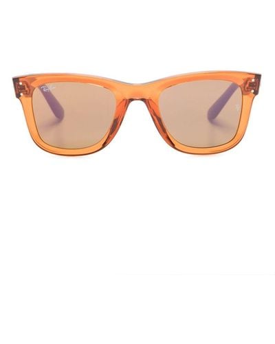 Ray-Ban Wayfarer Reverse Square-frame Sunglasses - Pink