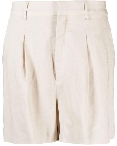 Gestuz Malougz Linen-blend Shorts - Natural