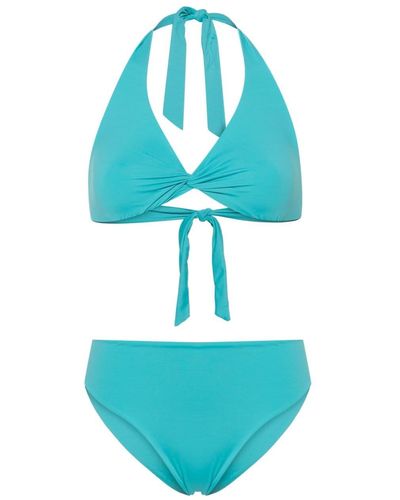 Fisico Triangel Bikini - Blauw