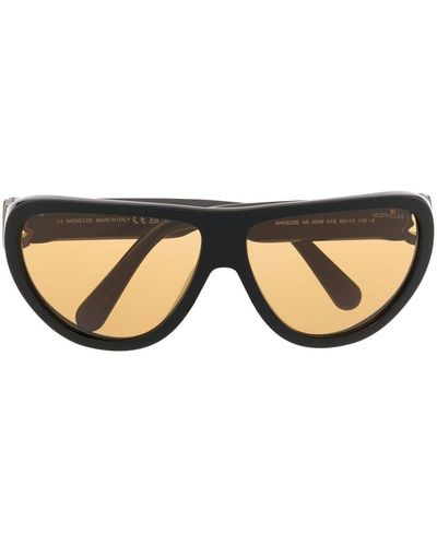 Moncler Andozine Pilot-frame Sunglasses - Brown