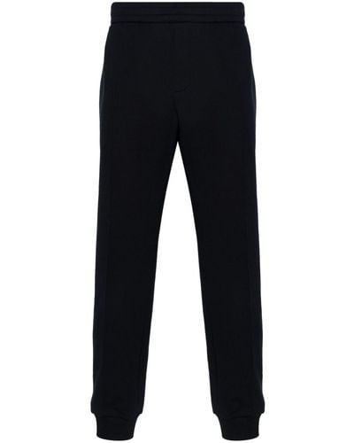 Versace Logo-embroidered Track Trousers - Blue