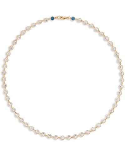Roxanne Assoulin Diamond Life Gemstone Necklace - White