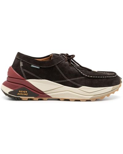 PS by Paul Smith Stirling Paneled Chunky Sneakers - Brown
