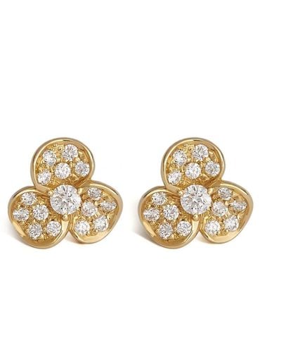 Leo Pizzo 18kt Yellow Gold Candy Flora Diamond Earrings - Metallic