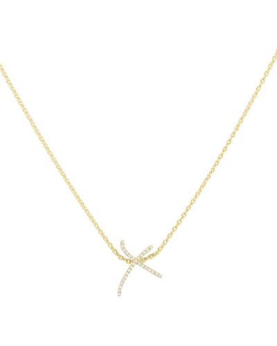 Stephen Webster 18kt Yellow Gold I Promise To Love You Neon Kiss Diamond Pendant Necklace - Metallic