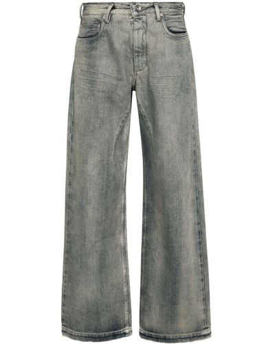Rick Owens Geth Wide-Leg-Jeans - Grau