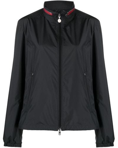 Moncler Hooded Zip-front Jacket - Black