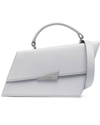 Acne Studios Borsa tote Distortion - Bianco