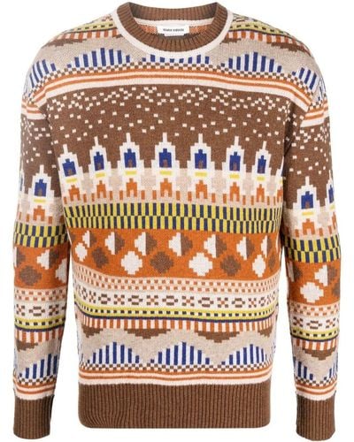 Henrik Vibskov Intarsia-knit Design Sweater - Multicolour