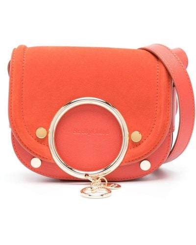 See By Chloé Mara Leather Crossbody Bag - Pink