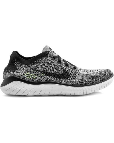 Nike Free Rn Flyknit 2018 Running Shoes - Black