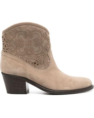 Via Roma 15 60mm Suede Boots - Bruin