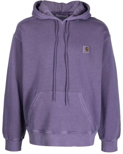 Carhartt Sudadera con capucha y parche del logo - Morado