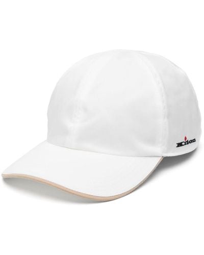 Kiton Logo-embroidered Baseball Cap - White