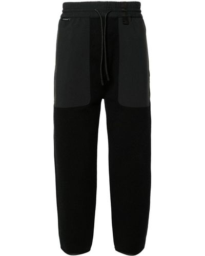 Moncler Tricot Cotton Track Trousers - Black