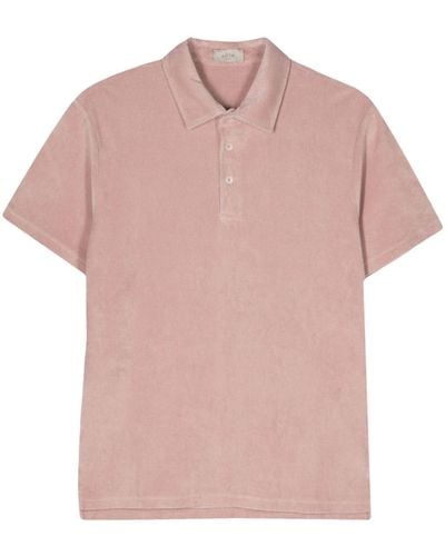 Altea Smith Towelling Polo Shirt - Pink