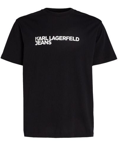 Karl Lagerfeld ロゴ Tシャツ - ブラック