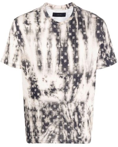 Amiri Camiseta con logo descolorido - Multicolor
