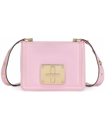 Dolce & Gabbana Crossbodytas Met Draaislot - Roze