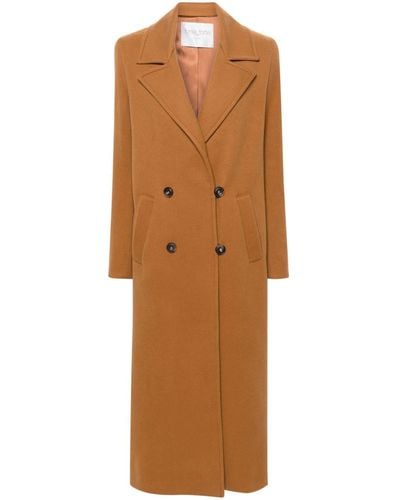 Forte Forte Double-breasted Virgin Wool Maxi Coat - Brown