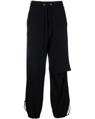 A BETTER MISTAKE Berlin Drawstring Track Trousers - Black