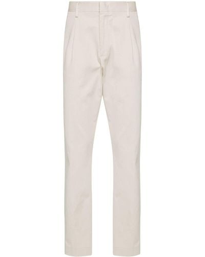 BOGGI Pantalones ajustados con logo bordado - Blanco