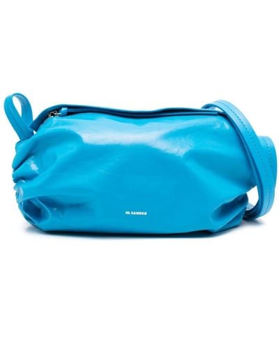 Jil Sander Leather Shoulder Bag - Blue