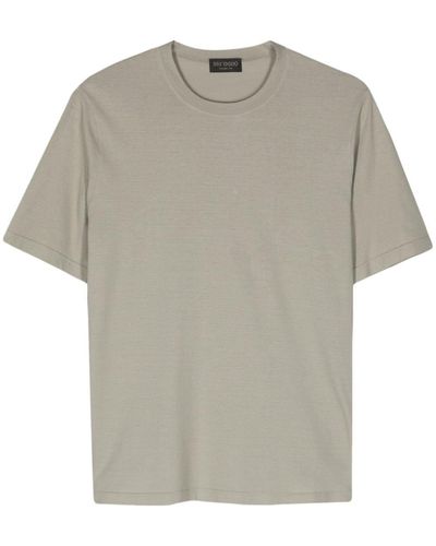 Dell'Oglio Camiseta con cuello redondo - Gris