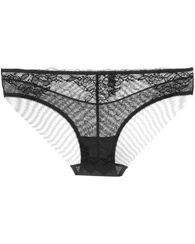Wacoal Perfection Lace Briefs - Grey