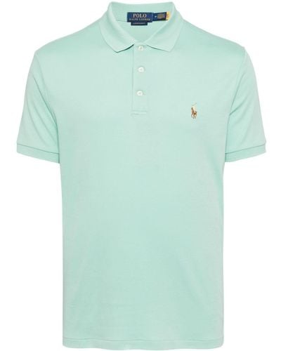 Polo Ralph Lauren Logo-embroidered Cotton Polo Shirt - Green