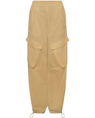 Dion Lee Snap Mid-rise Cargo Trousers - Natural