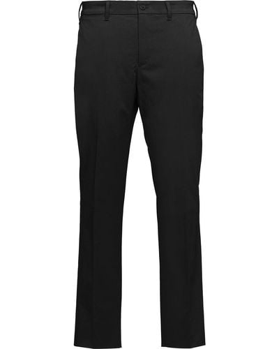 Prada Pantalon de costume droit - Noir