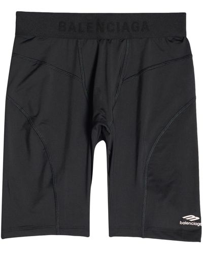 Balenciaga Shorts mit 3B Sports Icon-Print - Schwarz