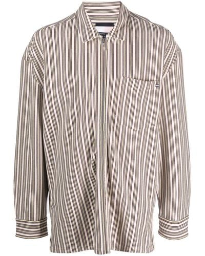 Tommy Hilfiger Xmr Jersey Zip-up Shirt - Multicolor