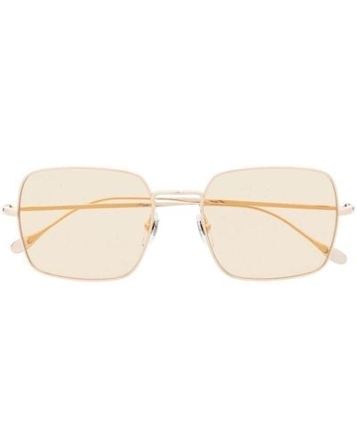 Gucci Square Frame Sunglasses - Natural
