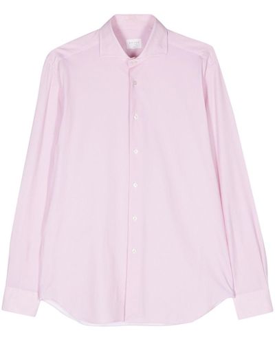Xacus Textured Long-sleeved Shirt - Pink