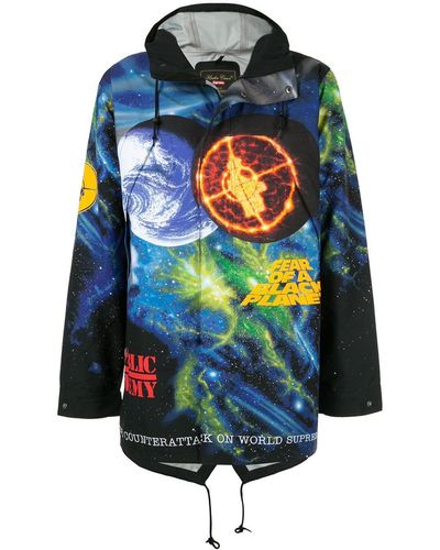 Supreme Udc Public Enemy Parka - Multicolour