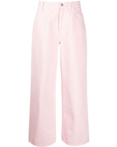 Raf Simons Wide-leg Denim Jeans - Pink
