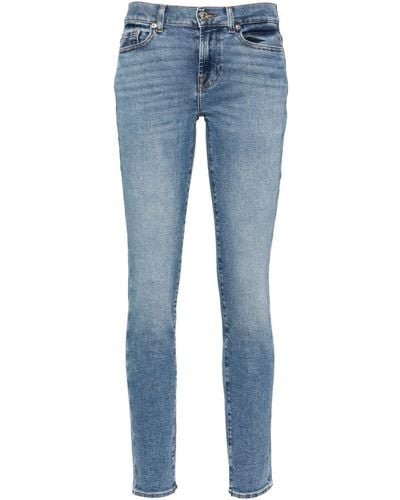 7 For All Mankind `Roxanne Luxe Vintage Love Soul` Jeans - Blue