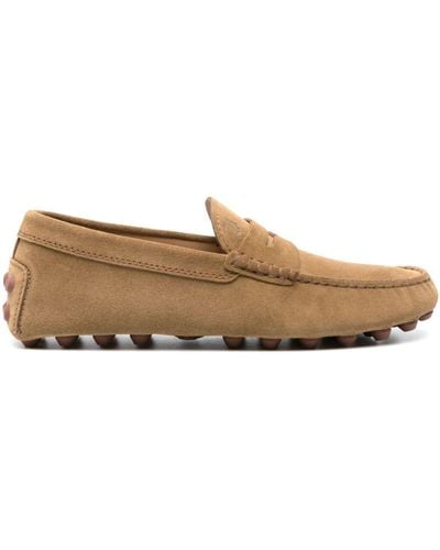 Tod's Gommino Driving Suede Loafers - Brown