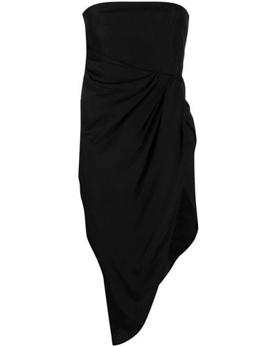 GAUGE81 Vestido Lica con detalle fruncido - Negro