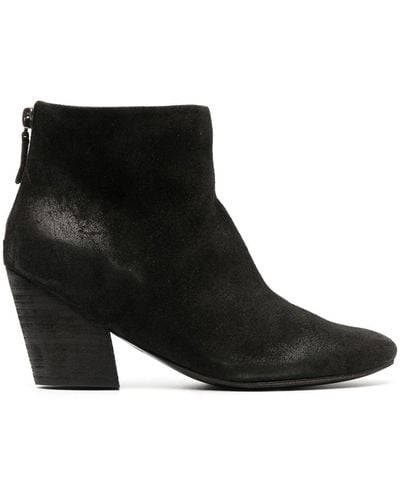 Marsèll 80mm Leather Ankle Boots - Black