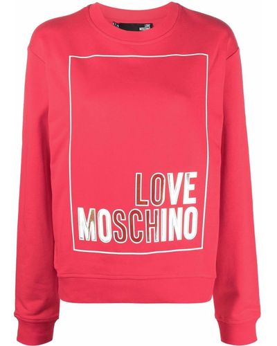 Love Moschino ロゴ スウェットシャツ - レッド