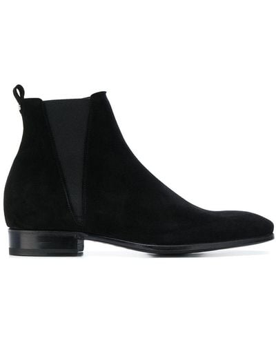 Dolce & Gabbana Dolce & Gabbana Zip Suede Chelsea Boots - Black
