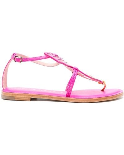 Sophia Webster Butterfly Ombré Leather Sandals - Pink